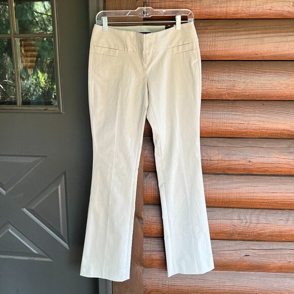 NWT The Limited Beige Exact Stretch Bootcut Pants, Size 2 - Picture 1 of 10